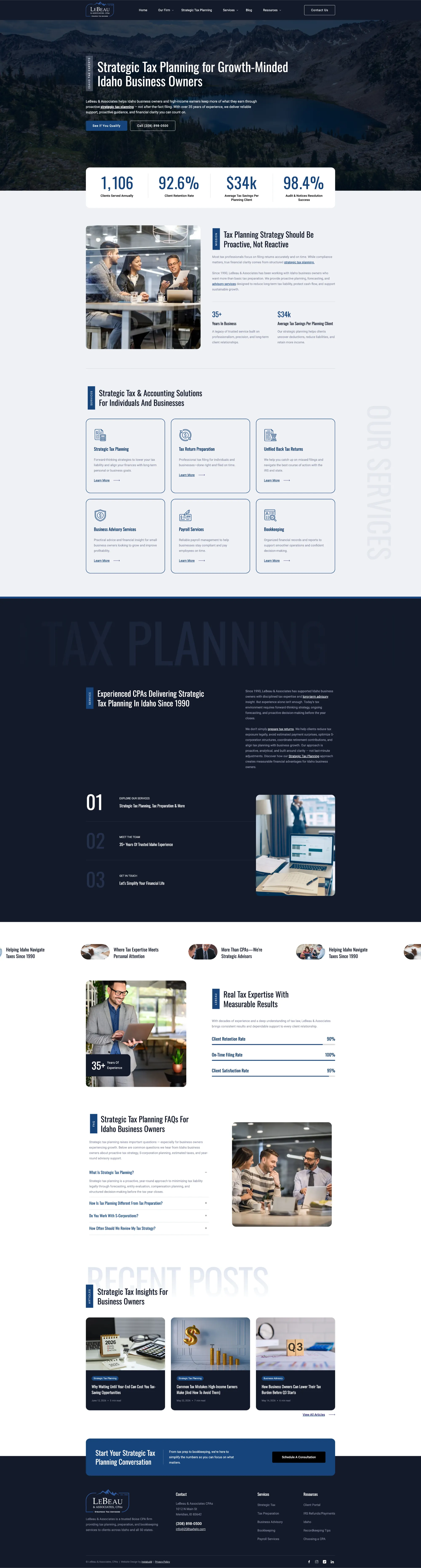 LeBeau & Associates website